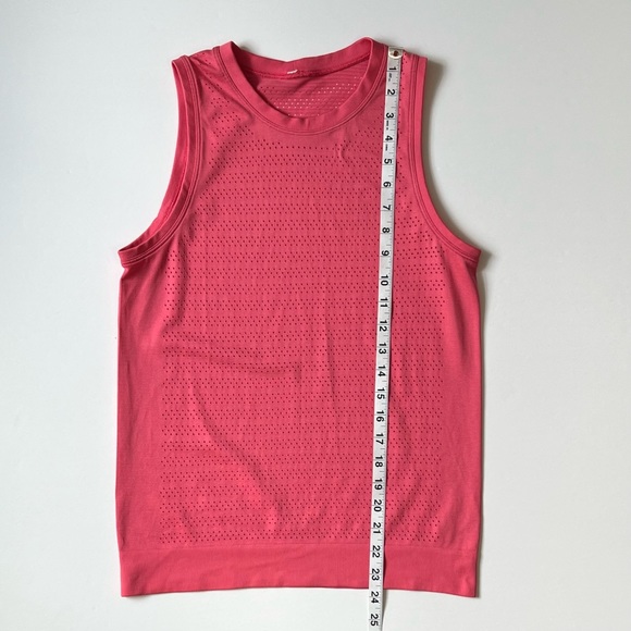 Lululemon Breeze By Muscle Tank II Glossy Pink 4/XS/Extra Small Swiftly Top - Picture 8 of 10